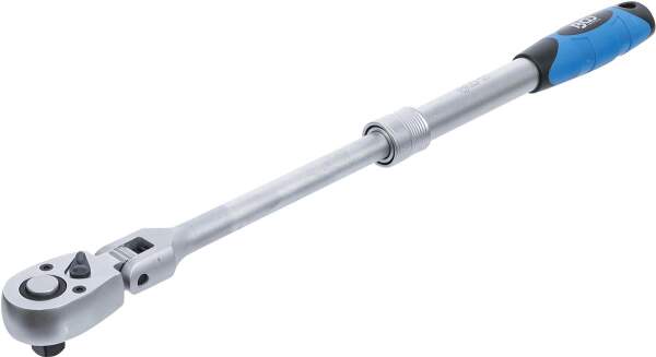 Umschaltknarre, ausziehbar, abwinkelbar | Abtrieb Außenvierkant 12,5 mm (1/2") | 345 - 495 mm
