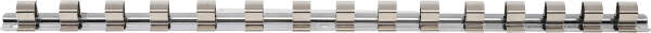 Aufsteckschiene mit 15 Clips | 12,5 mm (1/2")