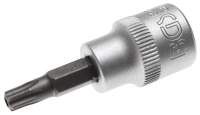 Bit-Einsatz | Antrieb Innenvierkant 10 mm (3/8") | T-Profil (für Torx) mit Bohrung T30