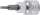 Bit-Einsatz | Antrieb Innenvierkant 10 mm (3/8") | Innensechskant 3 mm