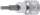 Bit-Einsatz | Antrieb Innenvierkant 10 mm (3/8") | Innensechskant 4 mm