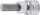 Bit-Einsatz | Antrieb Innenvierkant 10 mm (3/8") | Innensechskant 8 mm