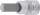 Bit-Einsatz | Antrieb Innenvierkant 10 mm (3/8") | Innensechskant 10 mm