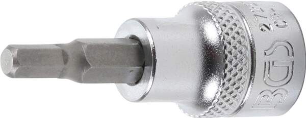 Bit-Einsatz | Antrieb Innenvierkant 10 mm (3/8") | Innensechskant 3/16"