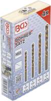 Bohrer-Satz | HSS | linksschneidend | 4-tlg.