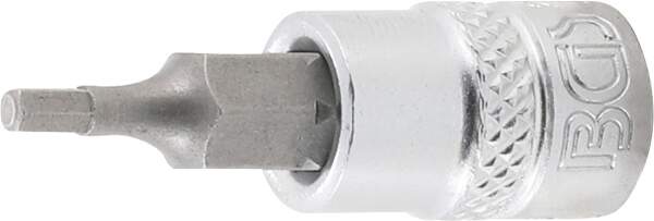 Bit-Einsatz | Antrieb Innenvierkant 6,3 mm (1/4") | Innensechskant 3/32"