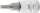 Bit-Einsatz | Antrieb Innenvierkant 6,3 mm (1/4") | Innensechskant 1/8"
