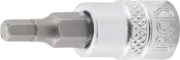 Bit-Einsatz | Antrieb Innenvierkant 6,3 mm (1/4") | Innensechskant 5/32"
