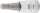Bit-Einsatz | Antrieb Innenvierkant 6,3 mm (1/4") | Innensechskant 3/16"
