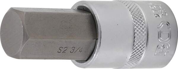 Bit-Einsatz | Länge 70 mm | Antrieb Innenvierkant 12,5 mm (1/2") | Innensechskant 3/4"