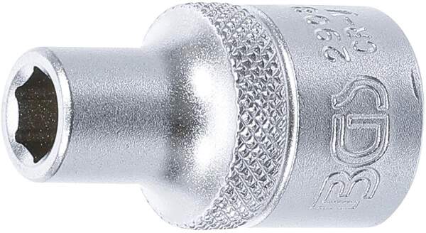 Steckschlüssel-Einsatz Sechskant | Antrieb Innenvierkant 12,5 mm (1/2") | SW 8 mm