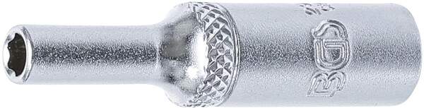 Steckschlüssel-Einsatz Super Lock, tief | Antrieb Innenvierkant 6,3 mm (1/4") | SW 4 mm