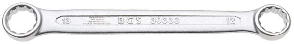 Doppel-Ringschlüssel | extra flach | SW 12 x 13 mm