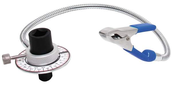 Drehwinkel-Messgerät mit Cliparm | Antrieb Innenvierkant 12,5 mm (1/2")