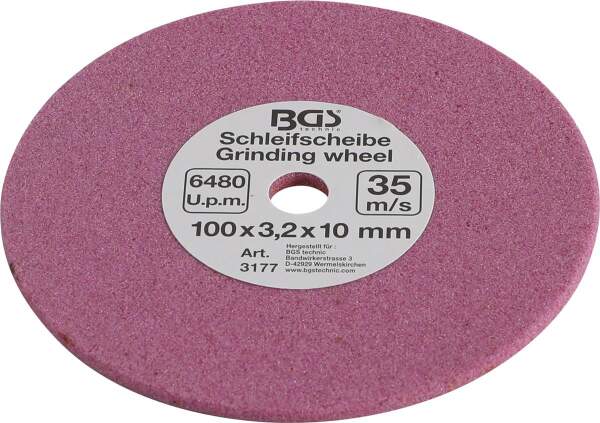 Schleifscheibe | für Art. 3180 | Ø 100 x 3,2 x 10 mm