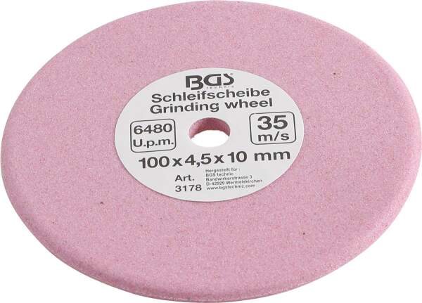 Schleifscheibe | für Art. 3180 | Ø 100 x 4,5 x 10 mm