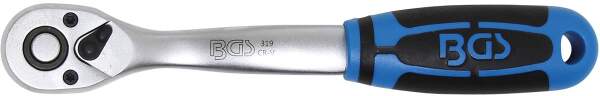 Umschaltknarre | feinverzahnt | Abtrieb Außenvierkant 10 mm (3/8")