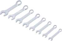 Maul-Ringschlüssel-Satz | extra kurz | Zollgrößen | SW 3/8" - 7/8" | 8-tlg.