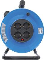 Kabeltrommel | 25 m | 3 x 1,5 mm² | 4 Steckdosen | IP 20 | 3000 W