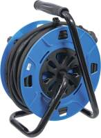 Kabeltrommel | 25 m | 3 x 1,5 mm² | 4 Steckdosen mit Verschlusskappe | IP 44 | 3500 W