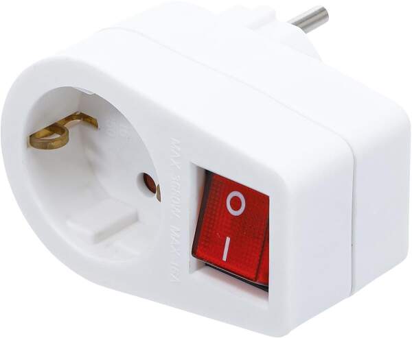 Steckdosenadapter | mit Schalter