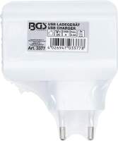 Universal USB-Ladegerät | 3 USB-Ports | max 3.4 A total max. 2.4 A / USB | 110 - 240 V