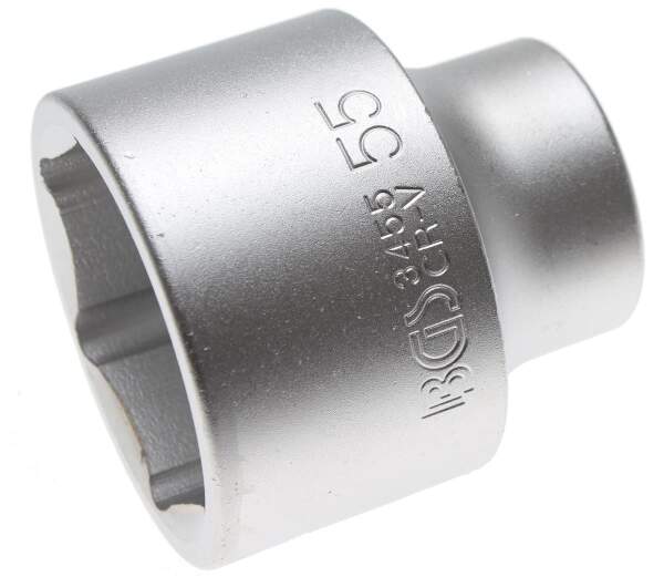 Steckschlüssel-Einsatz Sechskant | Antrieb Innenvierkant 20 mm (3/4") | SW 55 mm