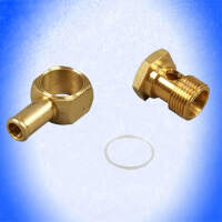 EDELBROCK BENZINANSCHLUSS BANJO drehbar 90° Gewinde...