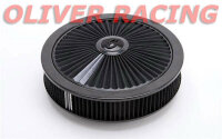 EDELBROCK Luftfilter schwarz Filter 14" x 3"...