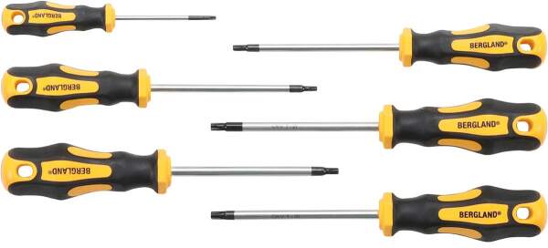 Schraubendreher-Satz | T-Profil (für Torx) T10 - T30 | 6-tlg.