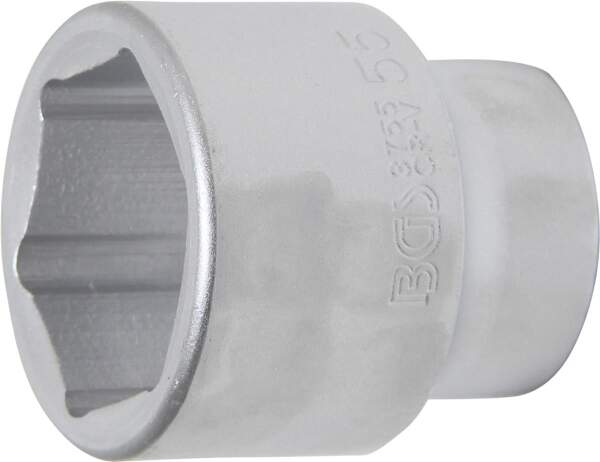 Steckschlüssel-Einsatz Sechskant | Antrieb Innenvierkant 25 mm (1") | SW 55 mm