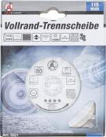 Vollrand-Trennscheibe | für Nassschnitt | Bohrungs-Ø 22,2 mm | Ø 115 mm