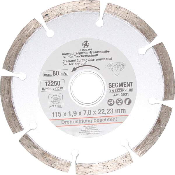 Segment-Trennscheibe | Ø 115 mm