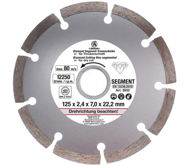 Segment-Trennscheibe | Ø 125 mm