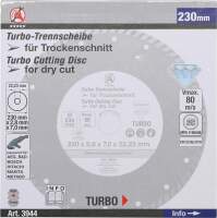 Turbo-Trennscheibe | Ø 230 mm