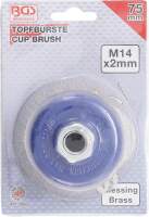 Topfbürste | Aufnahme M14 x 2 | Ø 75 mm x 57 mm
