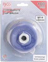 Topfbürste | Aufnahme M14 x 2 | Ø 100 mm x 67 mm