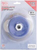 Topfbürste | Aufnahme M14 x 2 | Ø 125 mm x 75 mm