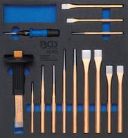 Werkstattwageneinlage 2/3: Körner, Meißel,...