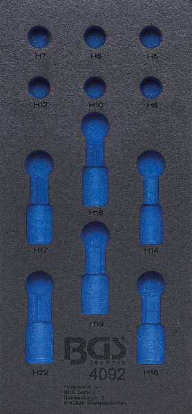 Werkstattwageneinlage 1/3 | leer | für Art. 4092
