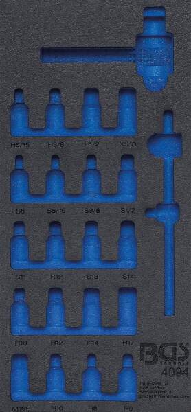 Werkstattwageneinlage 1/3 | leer | für Art. 4094