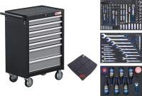 Werkstattwagen | 7 Schubladen | mit 215 Werkzeugen
