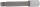 Bit-Einsatz | Länge 140 mm | Antrieb Innenvierkant 12,5 mm (1/2") | Keil-Profil (für RIBE) M14