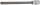 Bit-Einsatz | Länge 200 mm  | Antrieb Innenvierkant 12,5 mm (1/2") | Keil-Profil (für RIBE) M10,3