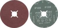 Fiber-Schleifscheiben-Satz | Körnung 100 | Aluminiumoxid | 10-tlg.