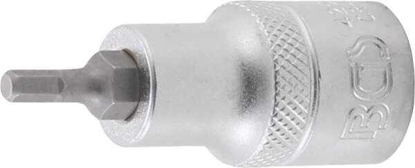 Bit-Einsatz | Antrieb Innenvierkant 12,5 mm (1/2") | Innensechskant 4 mm