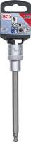 Bit-Einsatz | Länge 140 mm | Antrieb Innenvierkant 12,5 mm (1/2") | Innensechskant mit Kugelkopf 6 mm