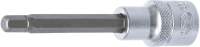 Bit-Einsatz | Länge 100 mm | Antrieb Innenvierkant 12,5 mm (1/2") | Innensechskant 7 mm