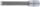 Bit-Einsatz | Länge 140 mm | Antrieb Innenvierkant 12,5 mm (1/2") | Innensechskant 14 mm