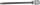 Bit-Einsatz | Länge 200 mm  | Antrieb Innenvierkant 12,5 mm (1/2") | Innensechskant 6 mm